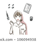 Nurse, medical illustration 106094938