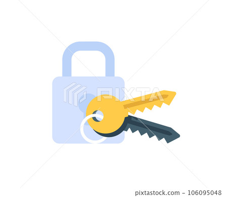 Keys vector isolated on white background,flat... - Stock Illustration ...