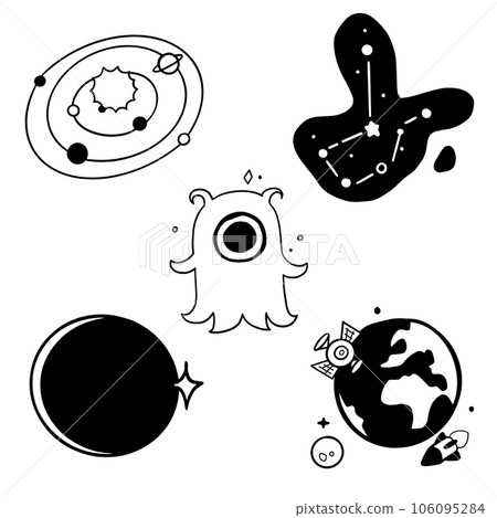 space astronomy set 106095284