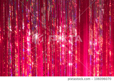 glitter pink tassel curtain background 106096070