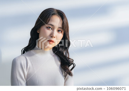 女性肖像美容護膚化妝品 106096071