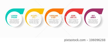 Infographic design template with place for your data. Vector illustration. 106096288
