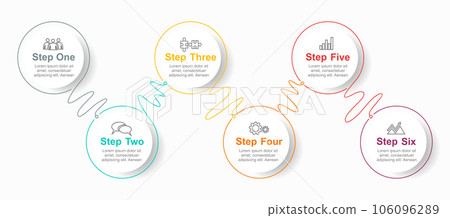 Infographic design template with place for your data. Vector illustration. 106096289