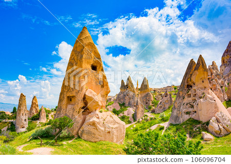 Cappadocia-the ancient Uchisar Castle fortress. Cappadocia-the ancient Uchisar Castle fortress. 106096704