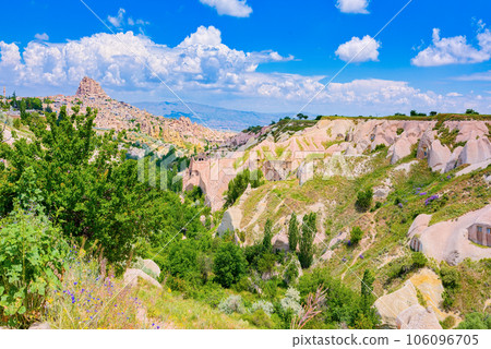 Cappadocia-the ancient Uchisar Castle fortress. Cappadocia-the ancient Uchisar Castle fortress. 106096705