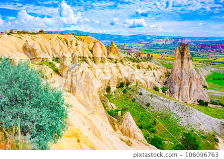 Unique natural place in Cappadocia - Valley of Love, Turkiye. 106096763