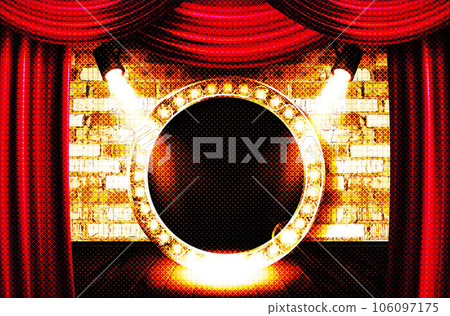 Gold frame in cinematic style Gold frame in cinematic style 106097175
