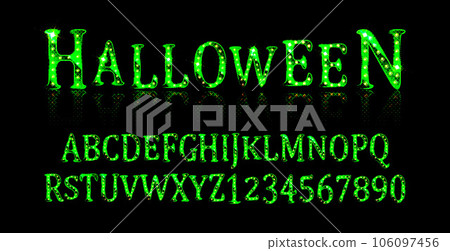 Halloween font, Letters and Numbers Halloween font, Letters and Numbers 106097456