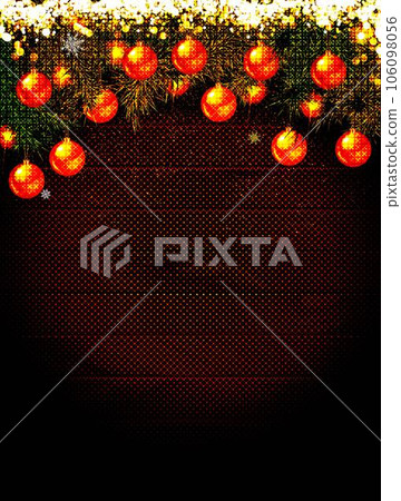 Vector festive Christmas decoration Vector festive Christmas decoration 106098056