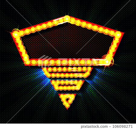 Retro light sign. 106098271