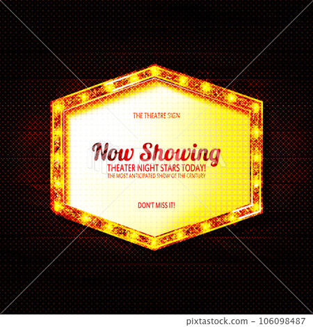 Retro light sign. 106098487