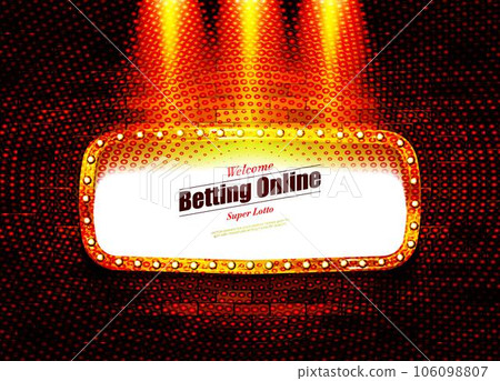 Marquee sign board for announcements. Marquee sign board for announcements. 106098807