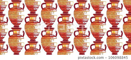 Seamless pattern of you meander 106098845