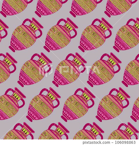Seamless pattern of you meander 106098863