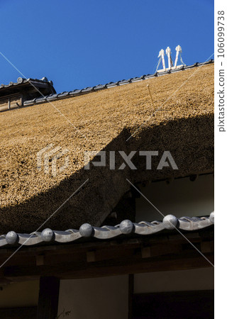 New Year's roof decoration New Year's roof decoration 106099738