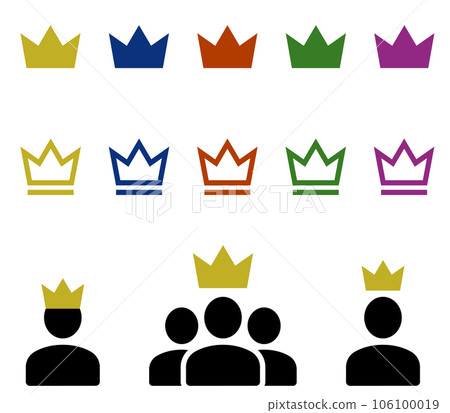 人和皇冠圖標集 106100019