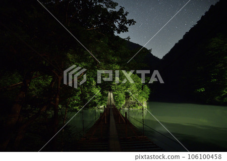 Star trails in the valley Star trails in the valley 106100458