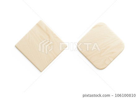 Blank rhomb wood plate mockup set, top view Blank rhomb wood plate mockup set, top view 106100810