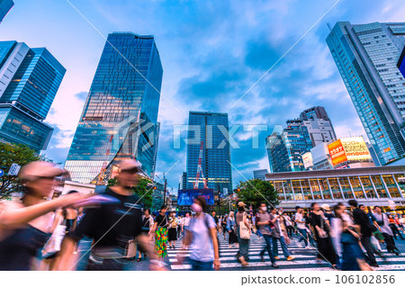 Consecutive decrease in Tokyo cityscape in Japan ↓ Nationwide, 35 prefectures decrease ↓. Shibuya is completely de-massed. A forest of 6 buildings in Shibuya, to a new era = August 19 106102856