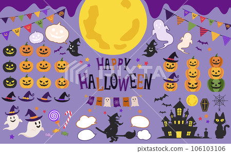 Halloween material purple background Halloween material purple background 106103106