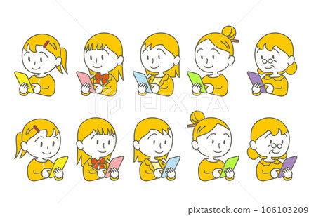 所有年齡段的女性都使用智能手機 106103209