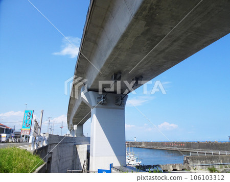Bridge fall prevention device for the bridge of Seisho Bypass (Odawara City, Kanagawa Prefecture) 106103312