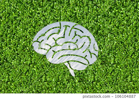 Brain activity image art that nurtures the mind and raises awareness. 106104887