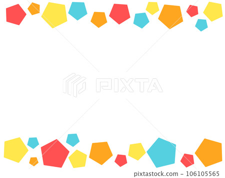多彩五邊形框架 106105565