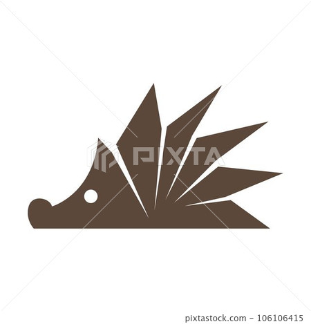 Hedgehog logo icon design 106106415