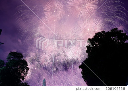 Onmaku Fireworks on August 6, 2023 in Imabari City from the free seats Onmaku Fireworks on August 6, 2023 in Imabari City from the free seats 106106536