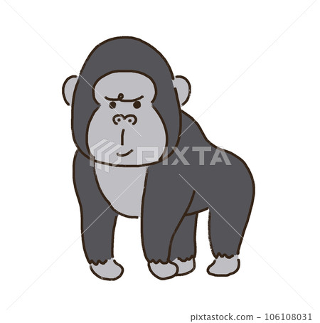 Gorilla cute illustration Gorilla cute illustration 106108031