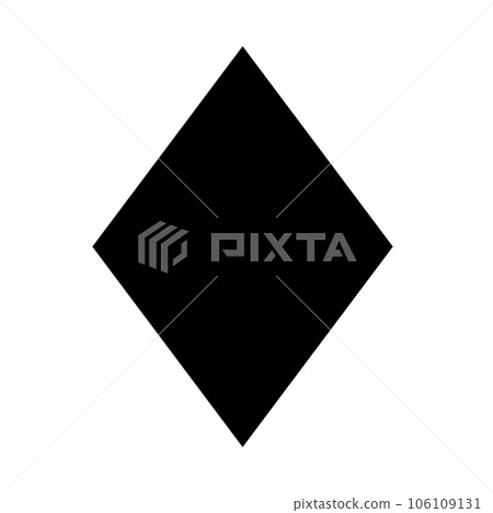 Filled style icons representing playing cards, diamonds Filled style icons representing playing cards, diamonds 106109131