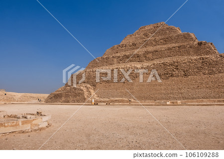 Egypt Summer Travel Saqqara Pyramids Complex Majesty 106109288