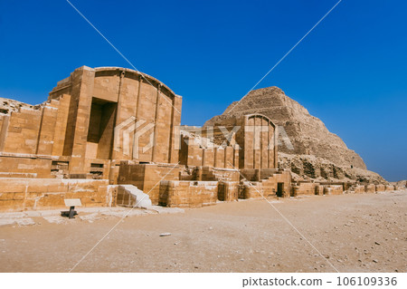 Saqqara Pyramids Complex Egypt Summer Travel 106109336