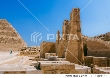 Marvel at the expansive Saqqara Pyramid Complex Egypt Summer Travel 106109338