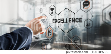 Business Excellence concept. Pursuit of excellence 2023 106109709