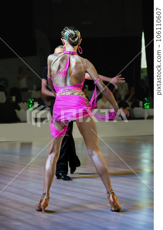 graceful sexy dancer dances latin dance graceful sexy dancer dances latin dance 106110607