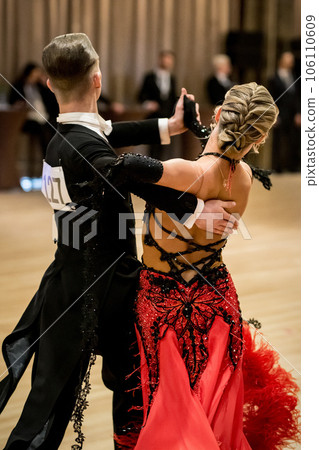 couple dancing standard dance couple dancing standard dance 106110609