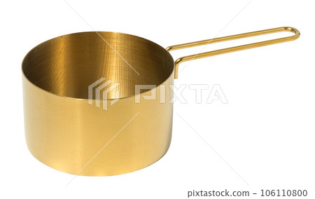 Copper ladle for cooking on a white isolated background Copper ladle for cooking on a white isolated background 106110800