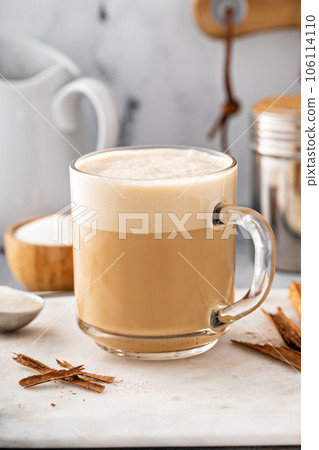 Coffee with collagen powder and butter, healthy keto coffee Coffee with collagen powder and butter, healthy keto coffee 106114110