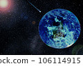 Earth and the comet 106114915