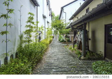 近江八幡八幡堀周邊的小巷風景 近江八幡八幡堀周邊的小巷風景 106115033