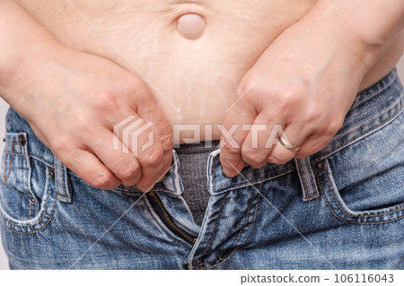 【牛仔褲鈕扣扣不上的超重家庭主婦】 106116043