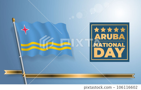 Aruba National Day, celebration template banner 106116602