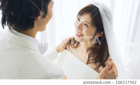 新娘和新郎面對面 婚紗照 婚紗照 pre-shoot 106117302