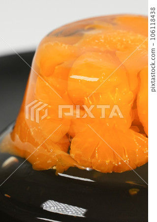 Mandarin orange jelly Mandarin orange jelly 106118438