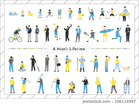 男人一生的人生階段素材合集 106118997