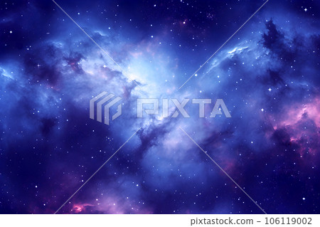 Glowing night sky with clouds and moon background - Generative AI Glowing night sky with clouds and moon background - Generative AI 106119002