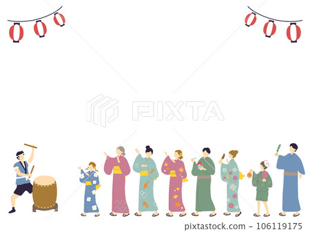 享受節日的人們 享受節日的人們 106119175