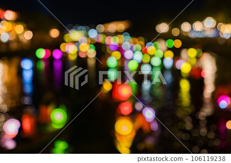 多彩的球散景的照明 多彩的球散景的照明 106119238